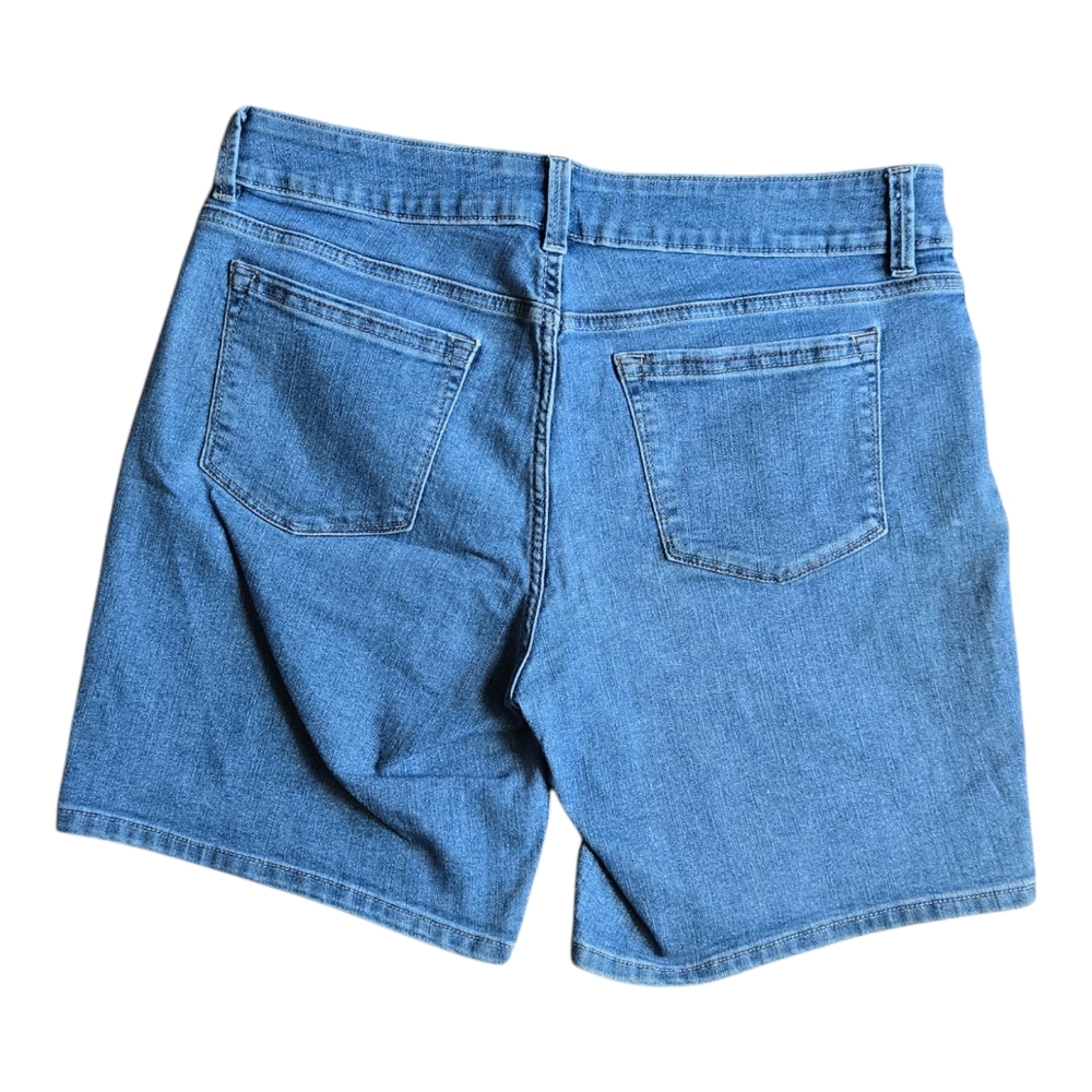 Riders by Lee Blue Bermuda Shorts Classic Style - Picture 2 of 2